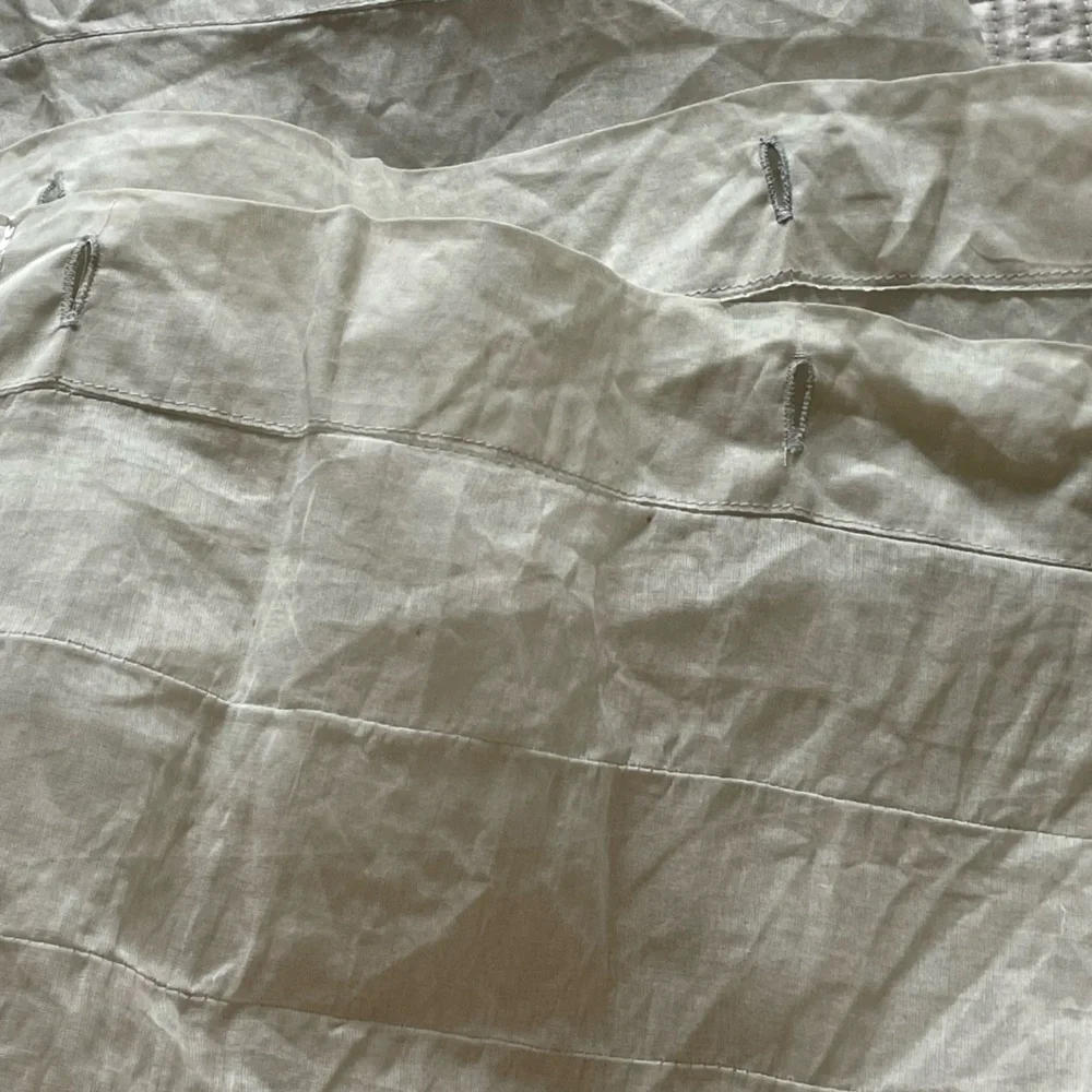 WEST ELM COTTON VOILE CRINKLE SHOWER CURTAIN 75x77